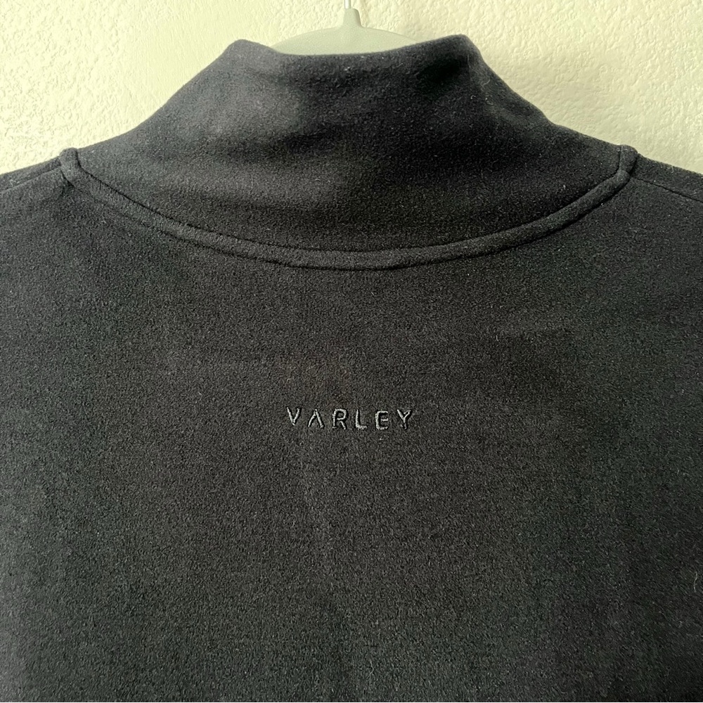 Varley Roeder Half Zip Midlayer Pullover Sweatshirt Black Size Small 1/4 Zip - Picture 10 of 16